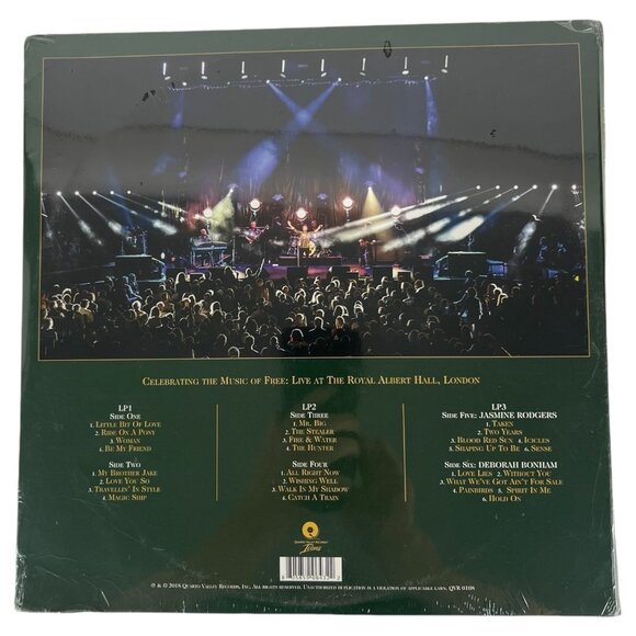 Paul Rodgers Free Spirit 180 Gram 3 LP Set Celebrating 50 Years Live At The Roya - Picture 3 of 5